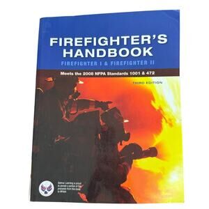 Firefighter's Handbook: Firefighter I & II Third Edition Paperback Book Good